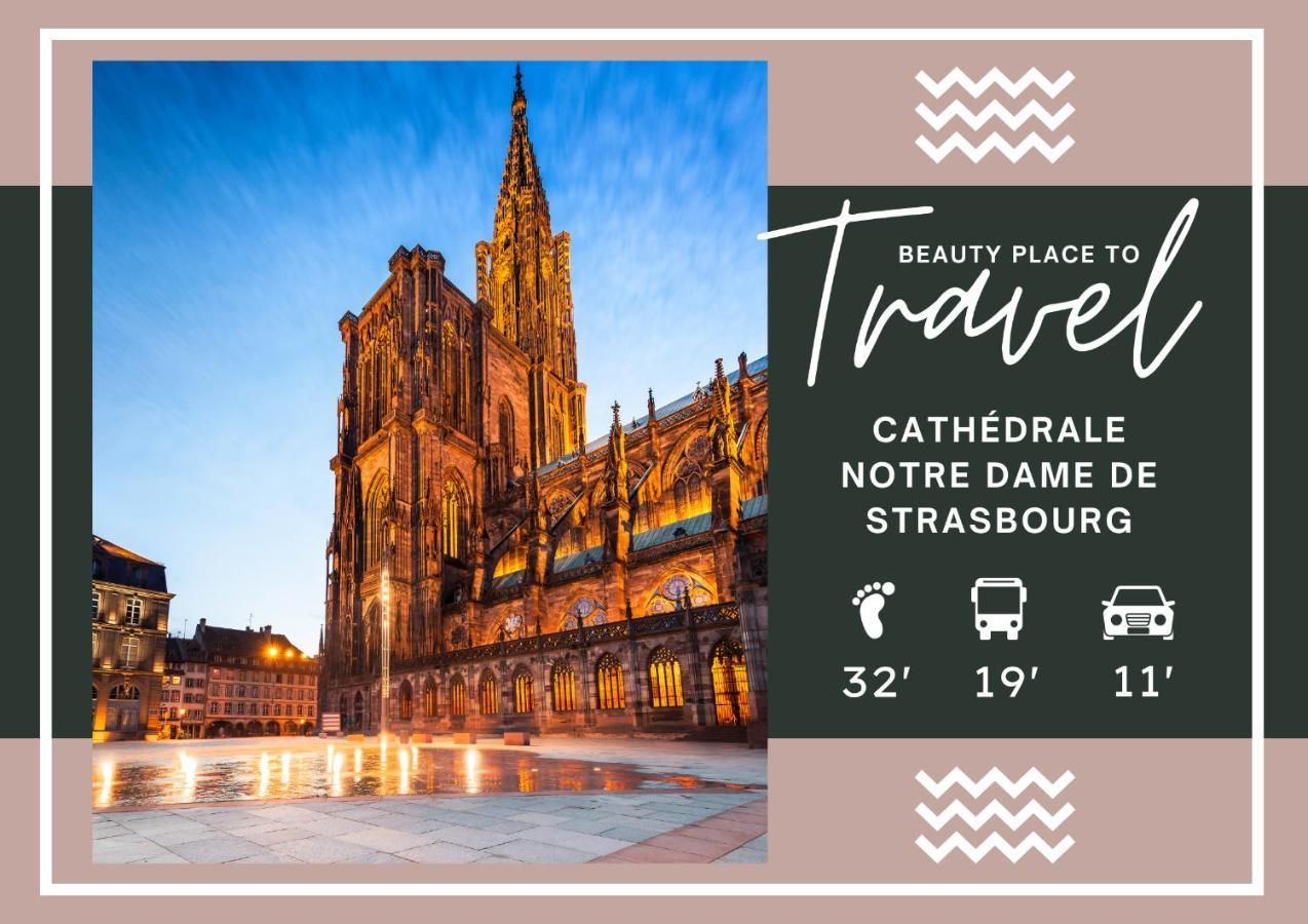 Petit Manoir En Ville - Parking Prive - 15 Min Hyper-Centre Strasbourg Ngoại thất bức ảnh