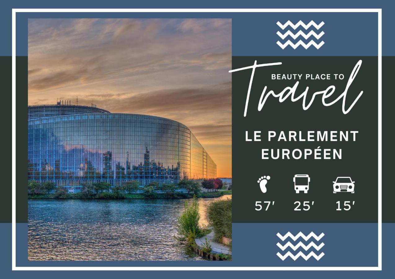 Petit Manoir En Ville - Parking Prive - 15 Min Hyper-Centre Strasbourg Ngoại thất bức ảnh